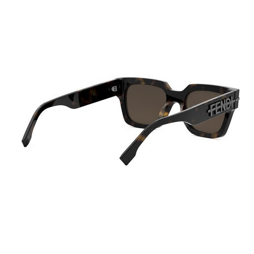 FENDI FENDIGRAPHY FE40078I 52E TORTOISESHELL ACETATE SUNGLASSES