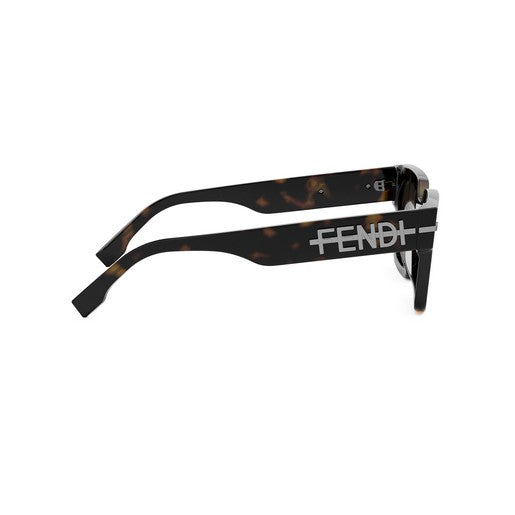 FENDI FENDIGRAPHY FE40078I 52E TORTOISESHELL ACETATE SUNGLASSES