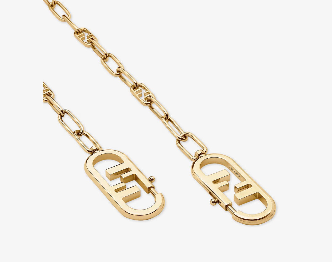 FENDIゴールドチェーン FENDI TIMELESS GOLD COLORED METAL CHAIN SHOULDER STRAP