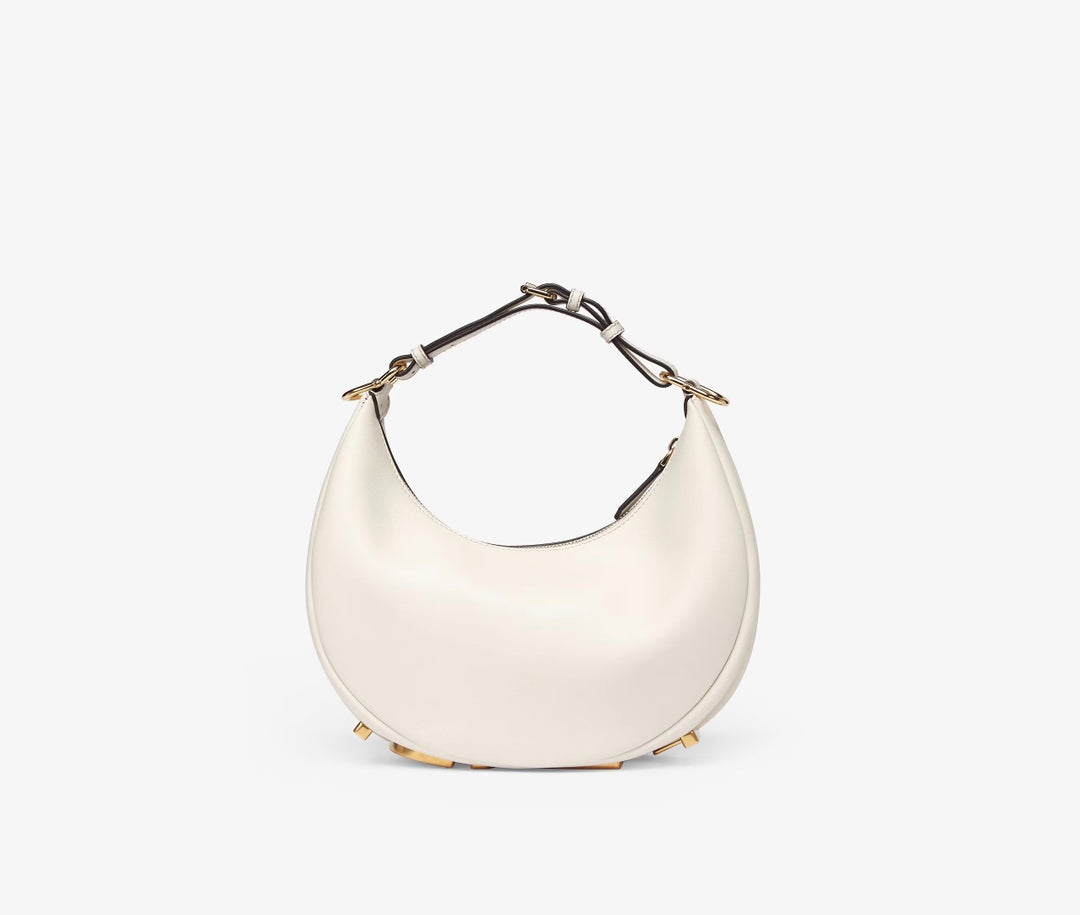 FENDI FENDIGRAPHY SMALL CALFSKIN LEATHER SHOULDER BAG