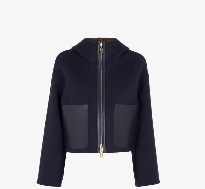 FENDI FF WOOL REVERSIBLE JACKET
