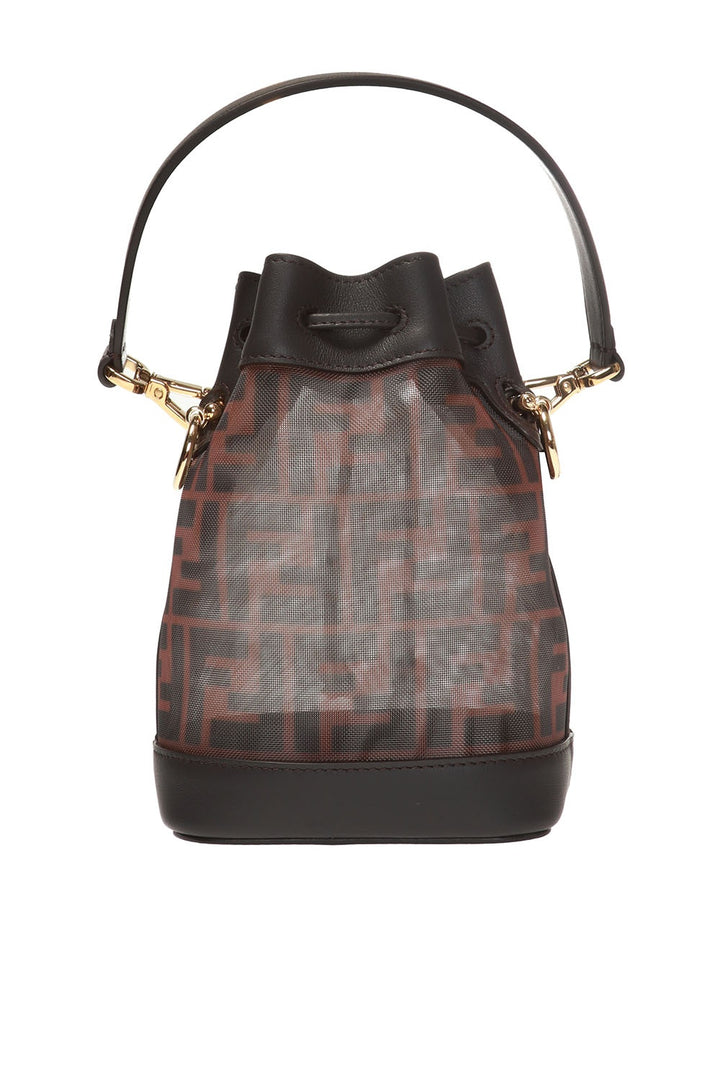 FENDI FF 1974 VITELLO GRACE MINI MON TRESOR BUCKET BAG