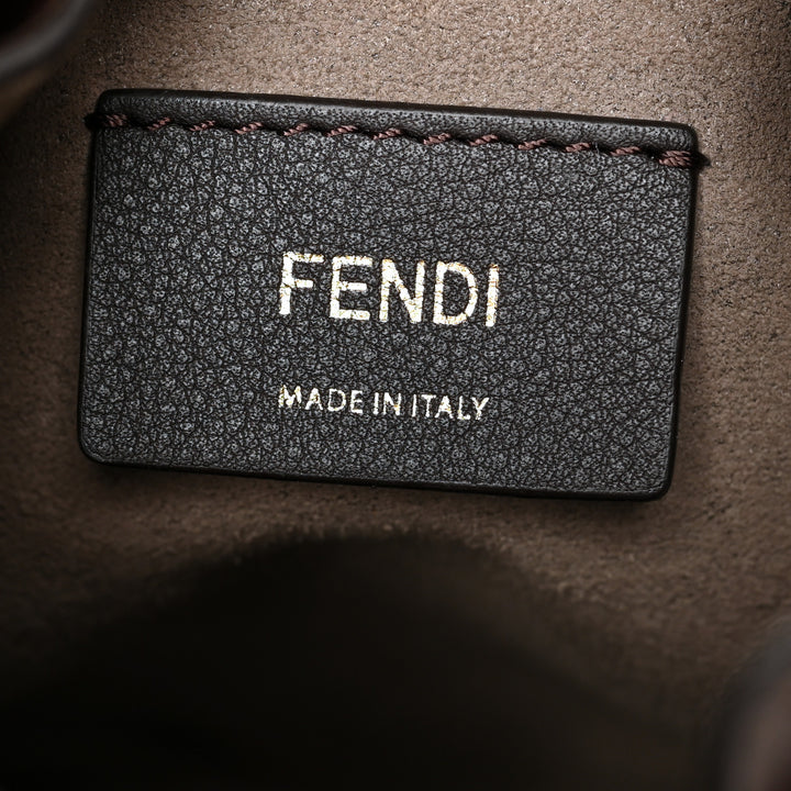 FENDI FF MINI  MON TRÉSOR BUCKET BAG WITH SHOULDER STRAP