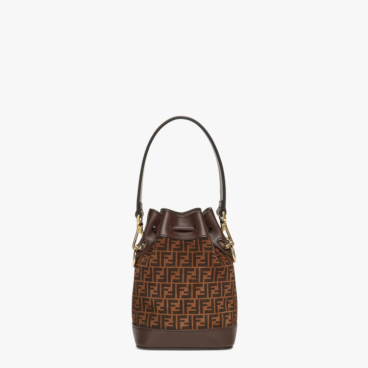 FENDI FF MINI  MON TRÉSOR BUCKET BAG WITH SHOULDER STRAP