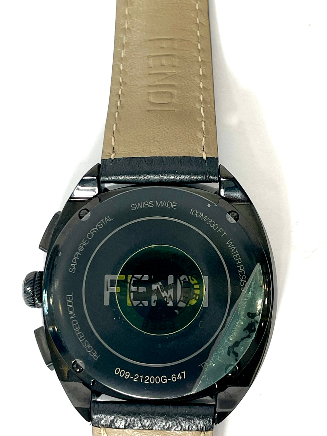 FENDI MOMENTO FENDI BUGS LEATHER STRAP WATCH – Caroline's Fashion