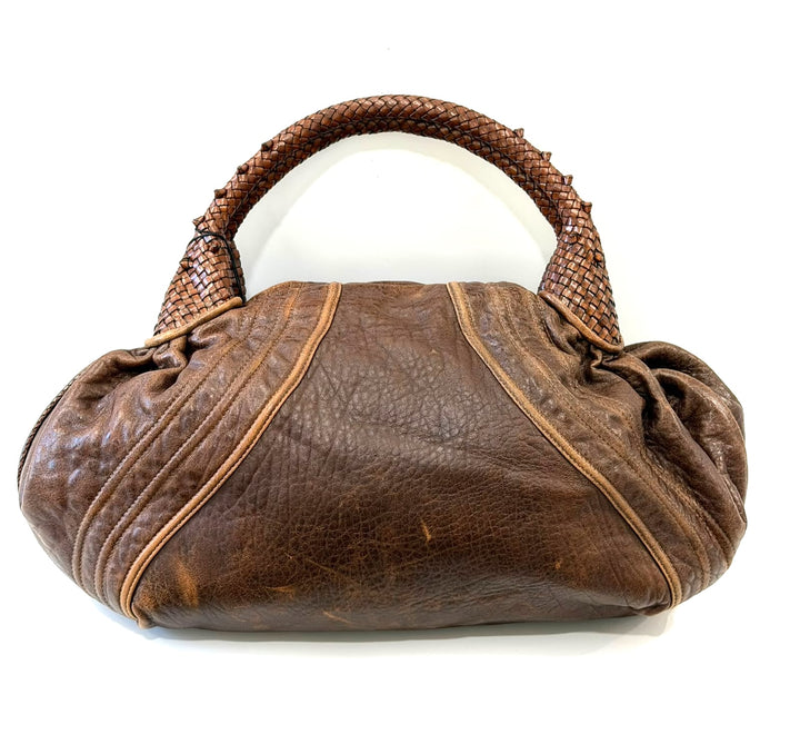 FENDI NUVOLATA SPY NAPPA LEATHER HANDBAG