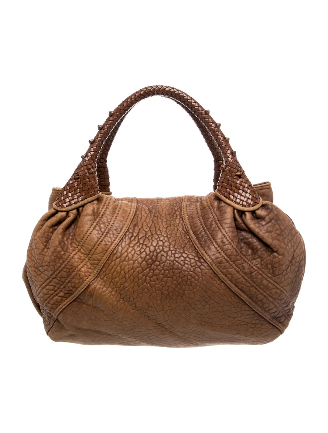 FENDI NUVOLATA SPY NAPPA LEATHER HANDBAG