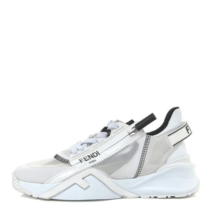 スニーカー FENDI FENDI FLOW SNEAKERS IN MESH AND SUEDE Fendi Flow Leather Beige | Fendi