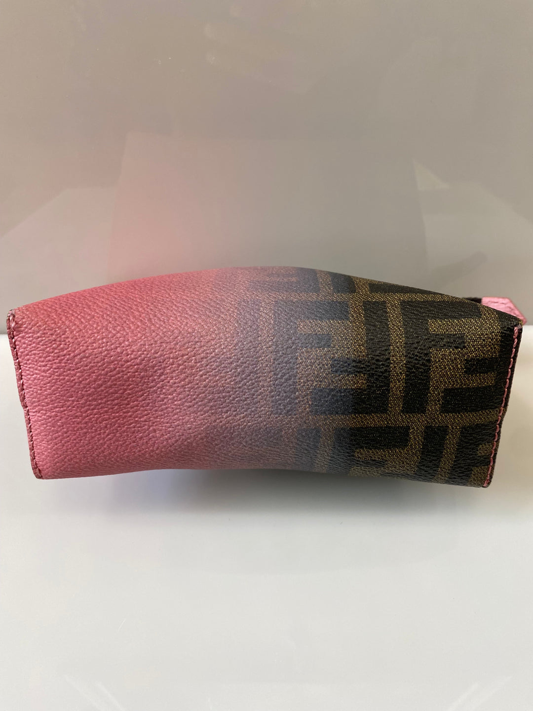 FENDI FF OMBRE ZUCCA SMALL COSMETIC CASE