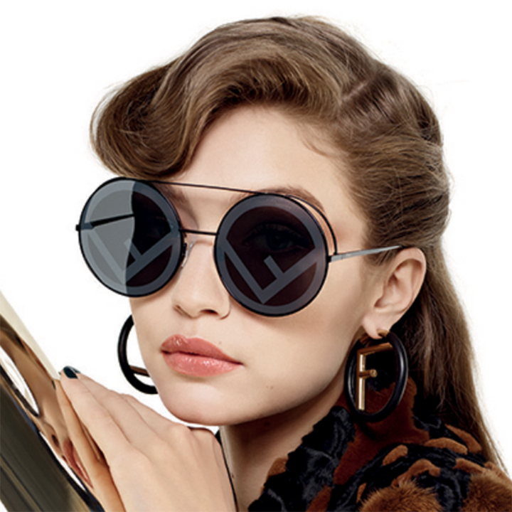 FENDI RUN AWAY FF 0285 ROUND SUNGLASSES