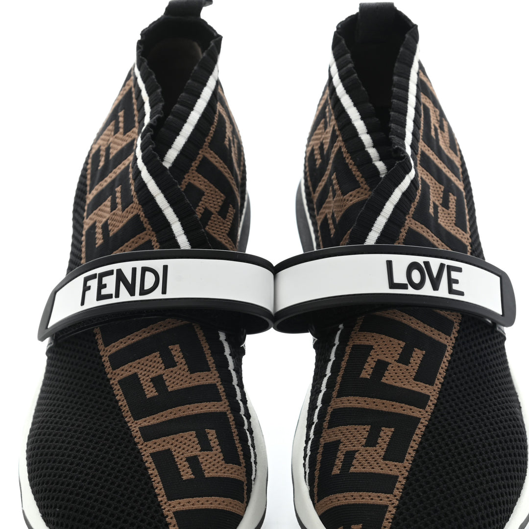 FENDI STRETCH YARN FF ZUCCA ROCKOKO SNEAKERS