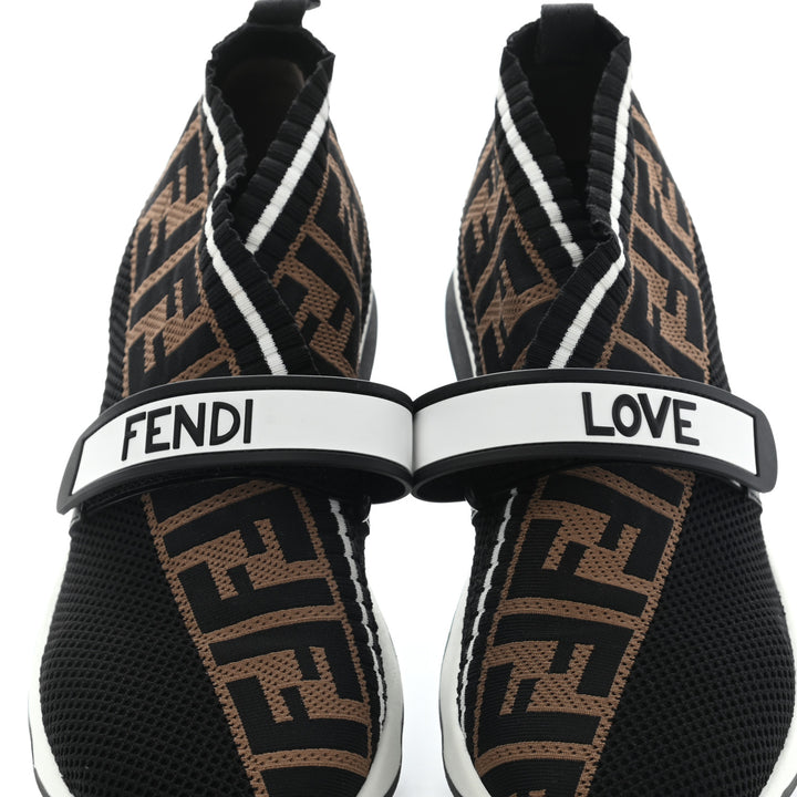 FENDI STRETCH YARN FF ZUCCA ROCKOKO SNEAKERS