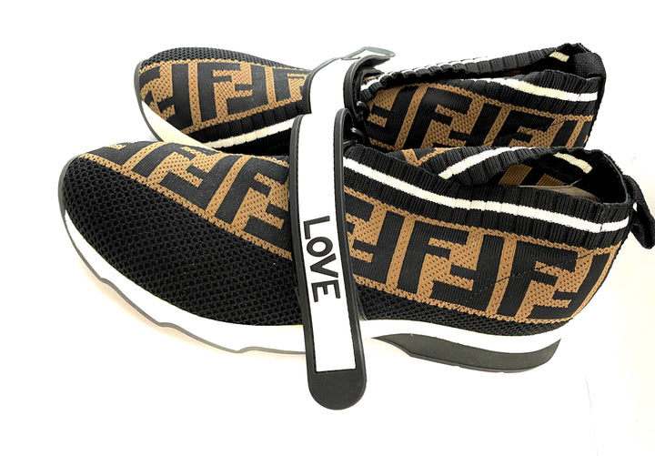 FENDI STRETCH YARN FF ZUCCA ROCKOKO SNEAKERS