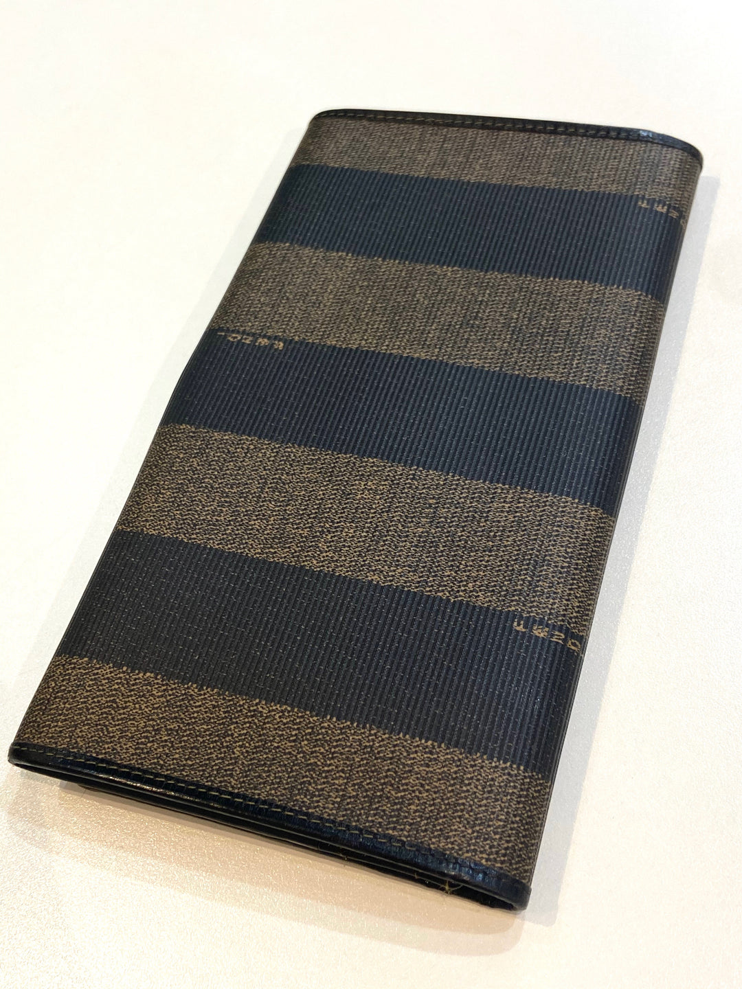 FENDI VINTAGE PEQUIN TRIFOLD LONG WALLET