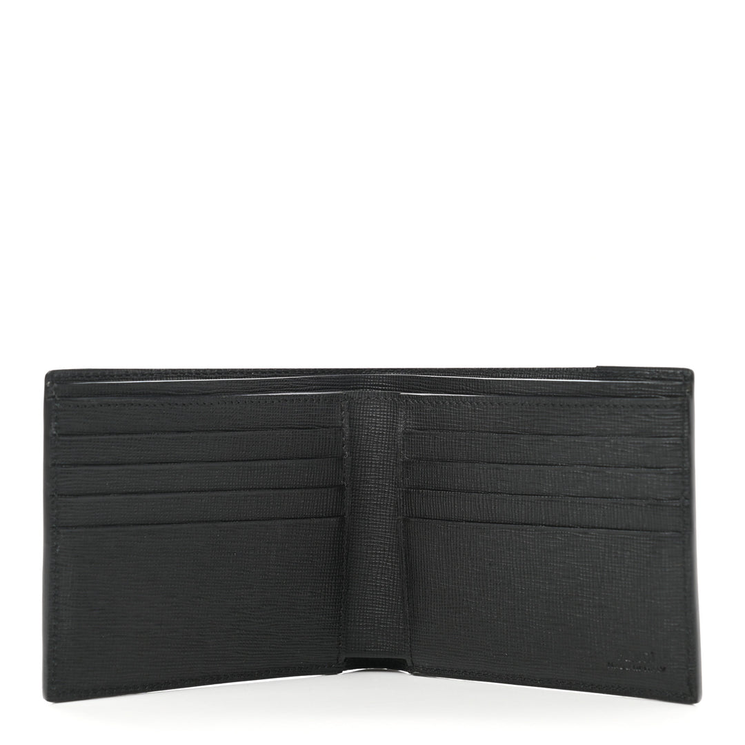 FENDI VITELLO ELITE GRANITE MONSTER EYES BI-FOLD WALLET