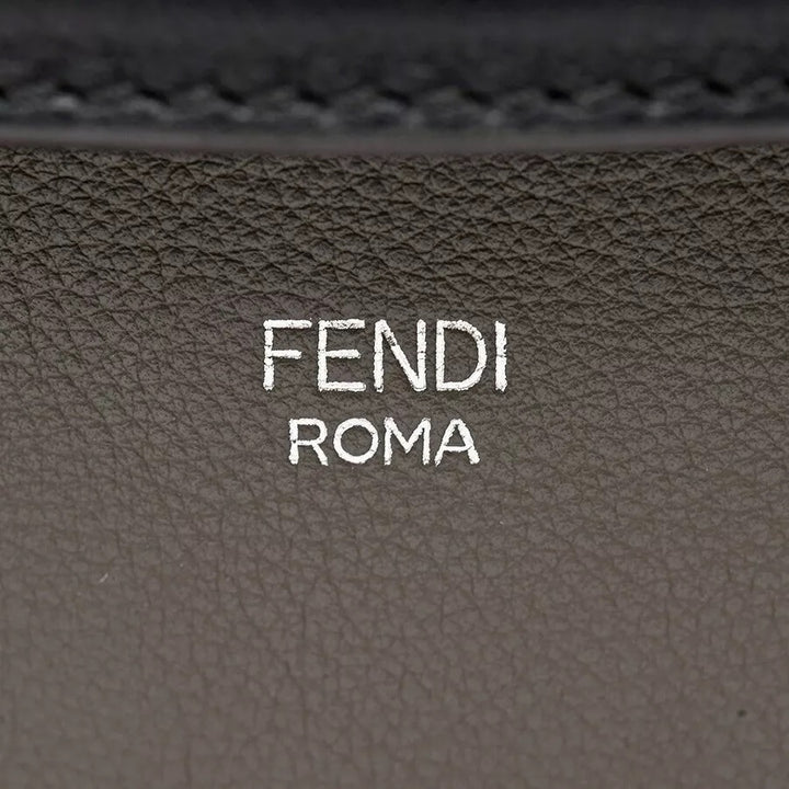 FENDI VITELLO DOLCE CALFSKIN LEATHER BY THE WAY SHOULDER BAG