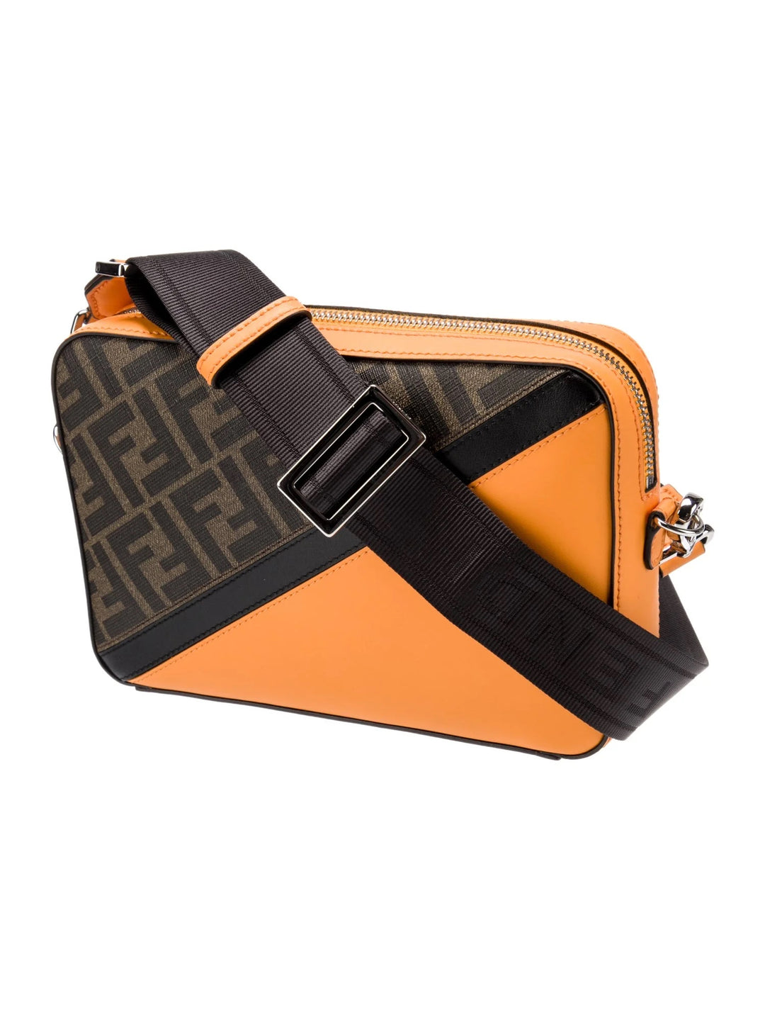 FENDI VITELLO LIBERTY CENTURY FF 1974 LOGO CAMERA BAG – Caroline's