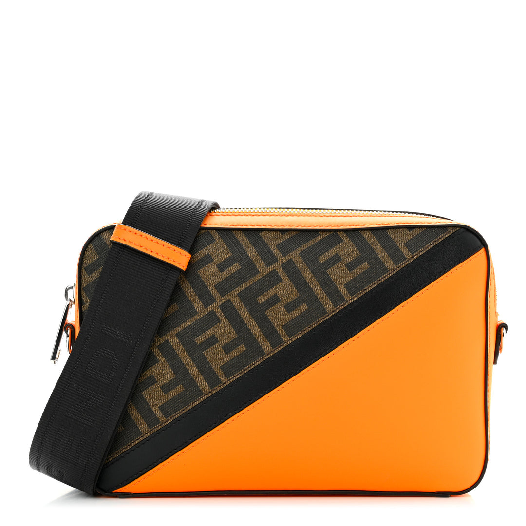 FENDI VITELLO LIBERTY CENTURY FF 1974 LOGO CAMERA BAG – Caroline's