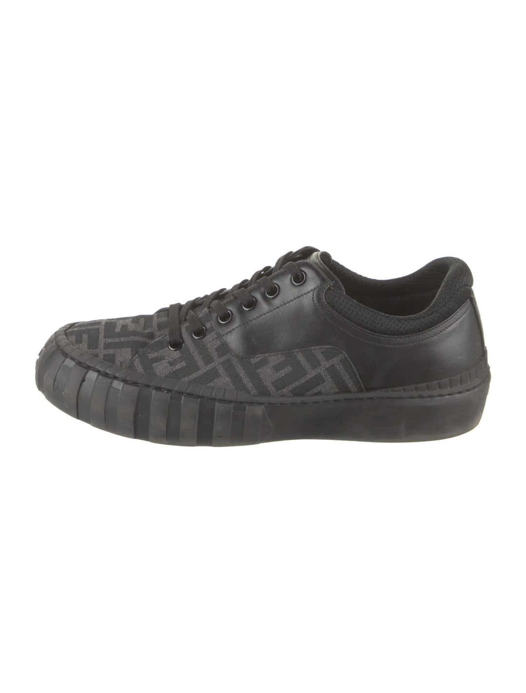 【関税負担】 FENDI FF LOGO SNEAKERS Fendi FF Logo Leather Sneakers White | eBay