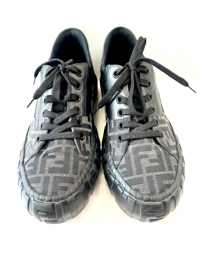 FENDI ZUCCA FF LOGO SNEAKERS – Caroline's Fashion Luxuries