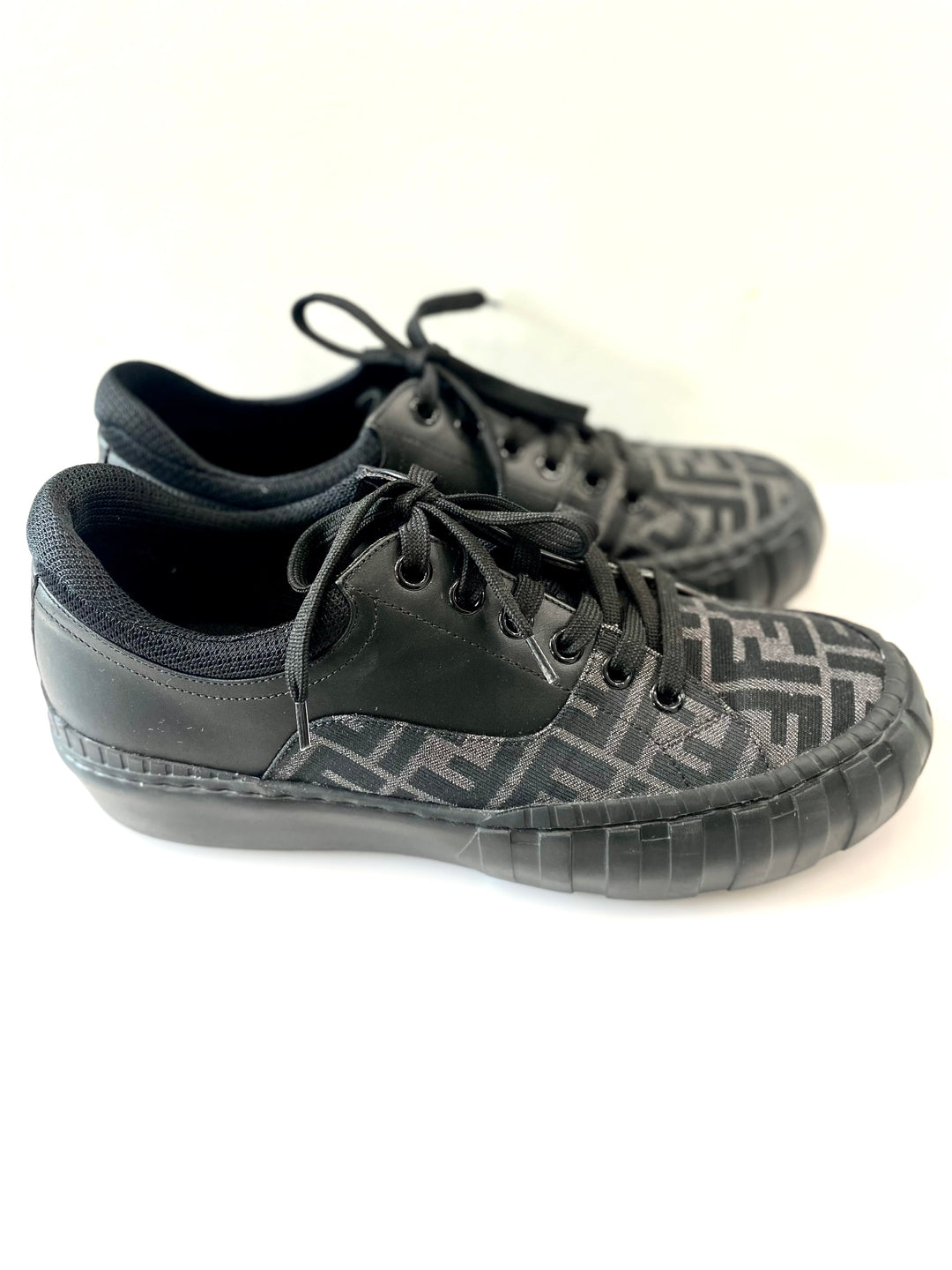 スニーカー FENDI FF SNEAKERS Fendi FF Logo Leather Sneakers White | eBay