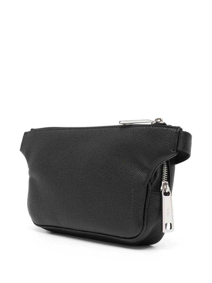 FENDI ROMA LOGO EMBOSSED LEATHER BELT BAG