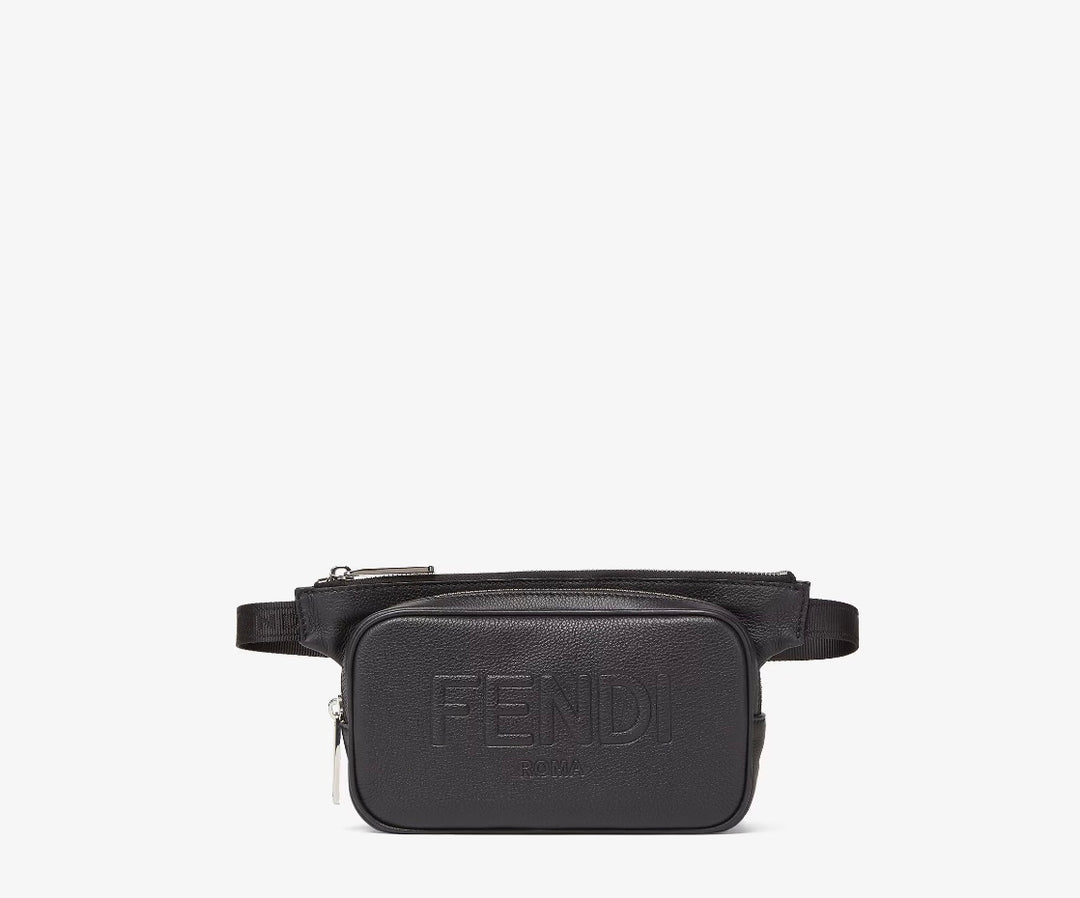 FENDI ROMA LOGO EMBOSSED LEATHER BELT BAG – Caroline's