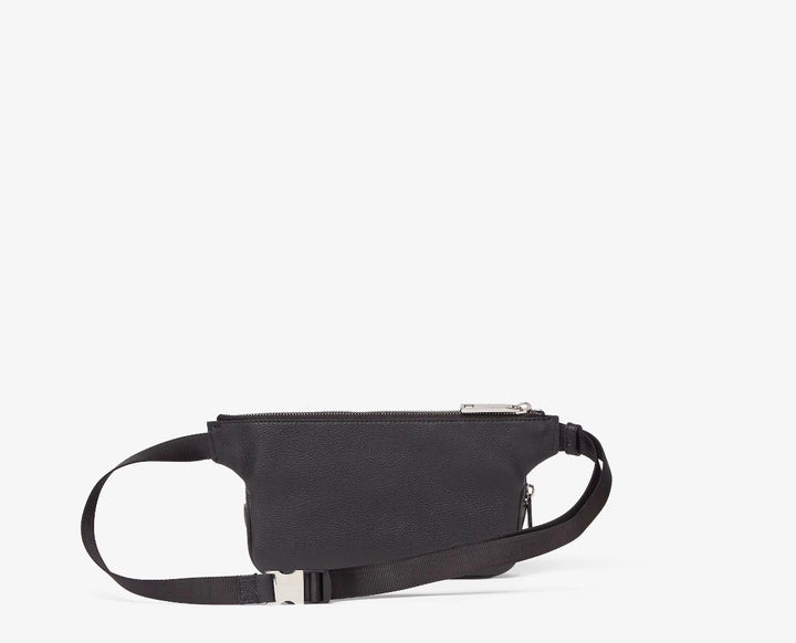 FENDI ROMA LOGO EMBOSSED LEATHER BELT BAG