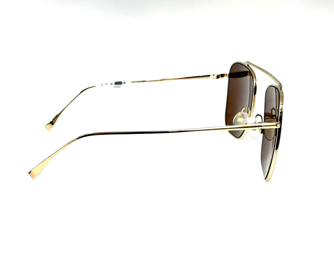 FENDI FF0406/S 01QEB FENDI SKY MONOGRAMMED AVIATOR SUNGLASSES
