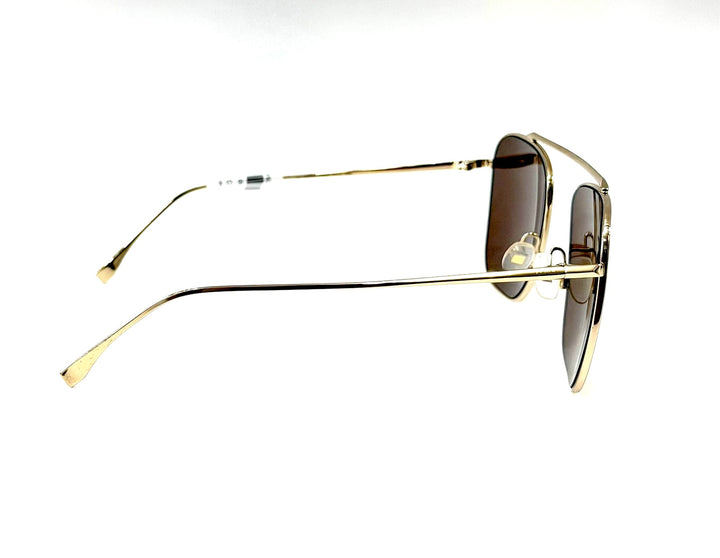 FENDI FF0406/S 01QEB FENDI SKY MONOGRAMMED AVIATOR SUNGLASSES