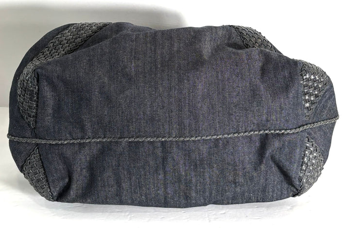 FENDI DENIM &amp; LEATHER  SPY BAG
