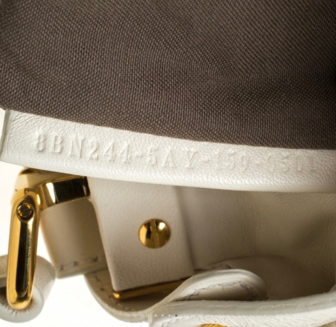 FENDI SHEARLING PEEKABOO SMALL TWO WAY BAG