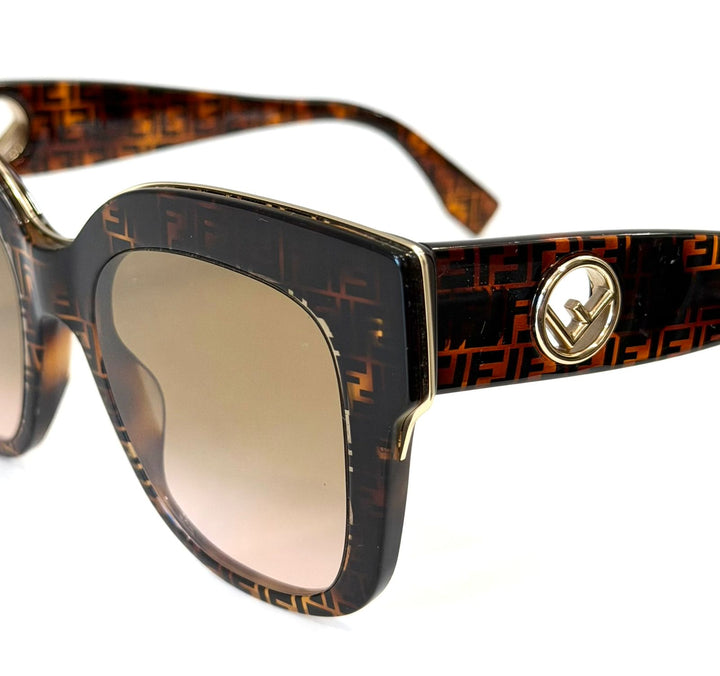 FENDI FF 0359G/S CAT-EYE SUNGLASSES IN HAVANA