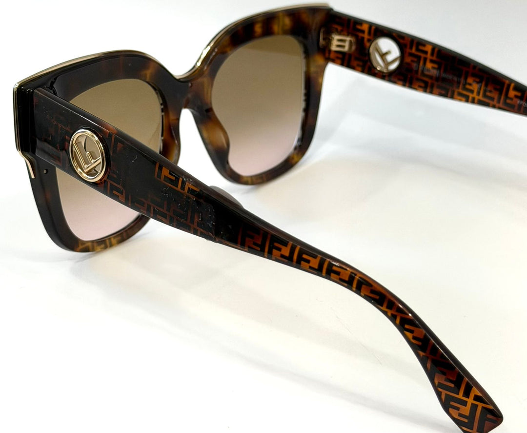 FENDI FF 0359G/S CAT-EYE SUNGLASSES IN HAVANA