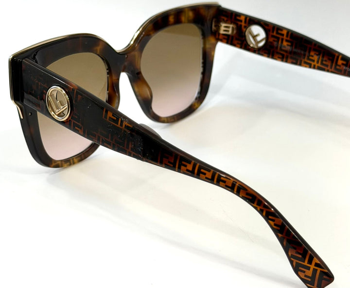 FENDI FF 0359G/S CAT-EYE SUNGLASSES IN HAVANA