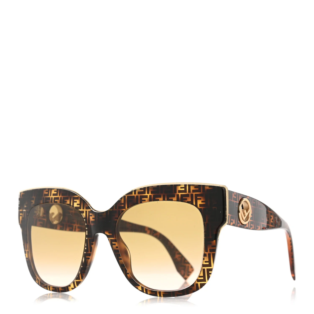 FENDI FF 0359G/S CAT-EYE SUNGLASSES IN HAVANA – Caroline display picture 3