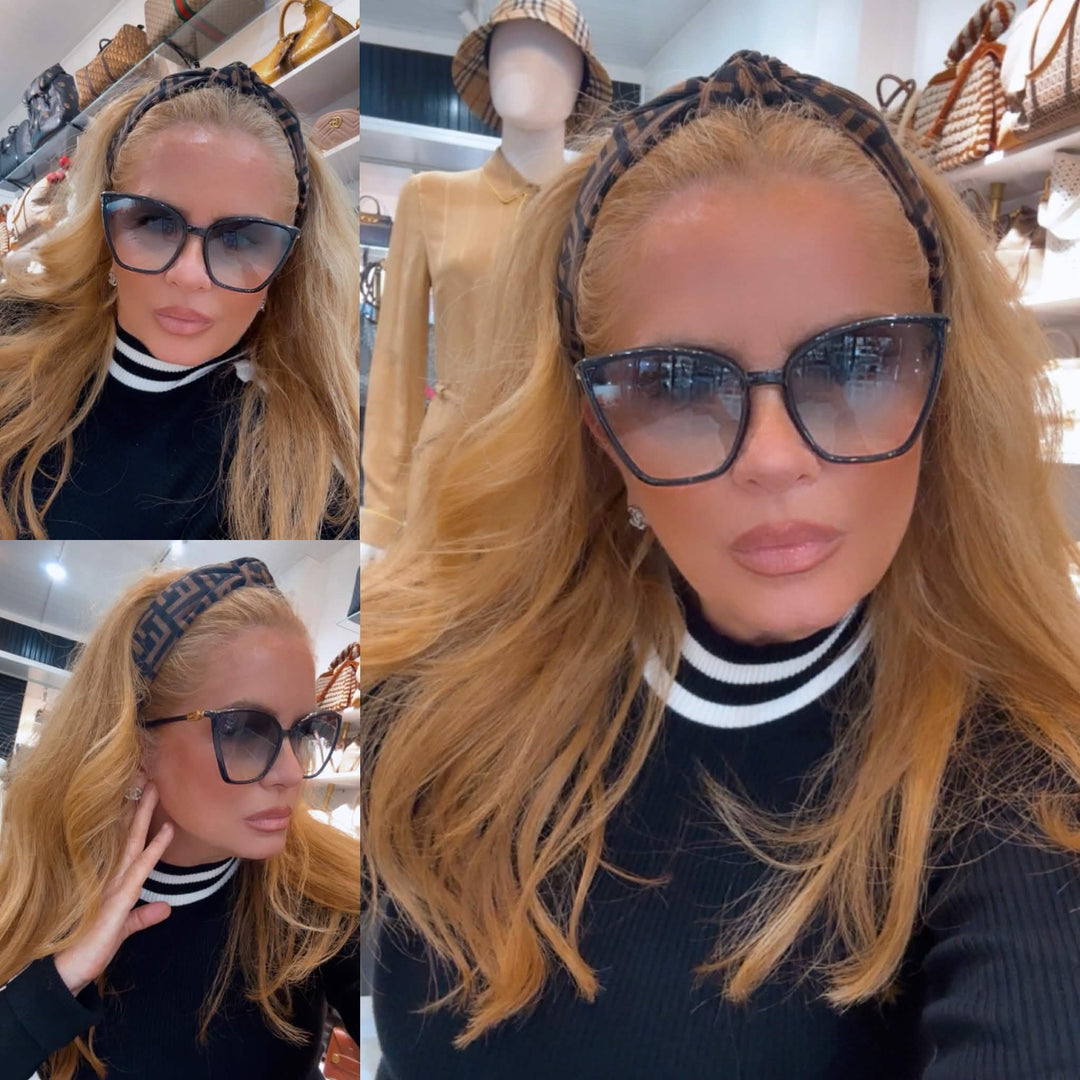 FENDI FF0433 GS CAT EYE SUNGLASSES – Caroline's Fashion Luxuries