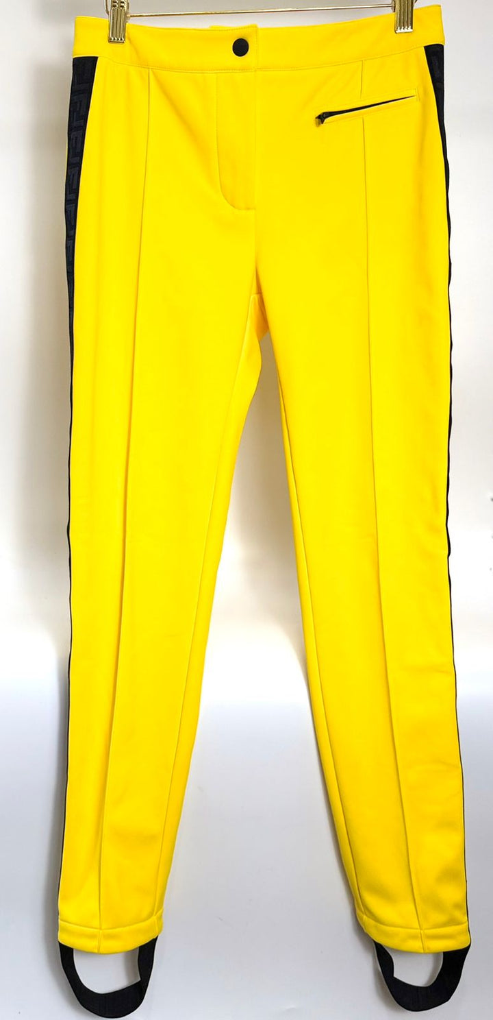 FENDI ICONIC FF SLIM FIT PANTS