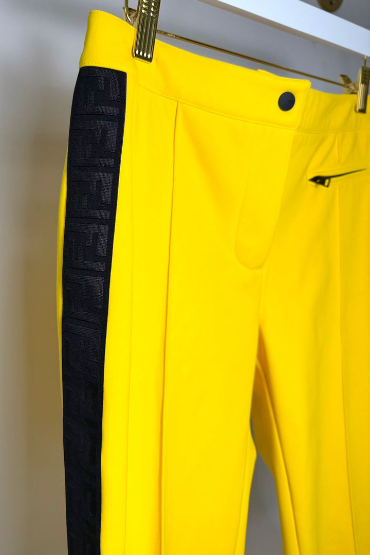 FENDI ICONIC FF SLIM FIT PANTS