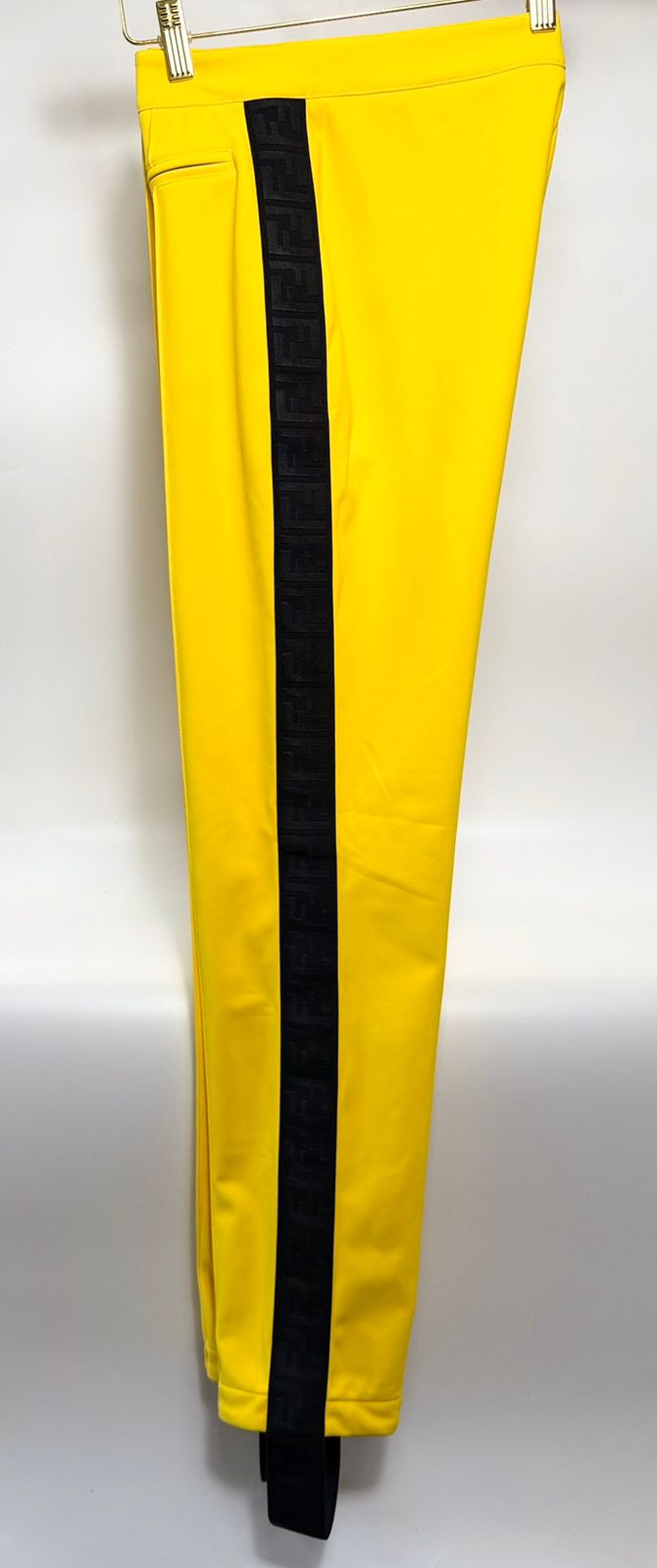FENDI ICONIC FF SLIM FIT PANTS