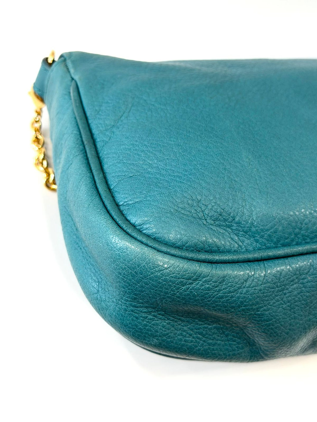FENDI FF LOGO BUCKLE FENDISTA CALFSKIN LEATHER CROSSBODY BAG