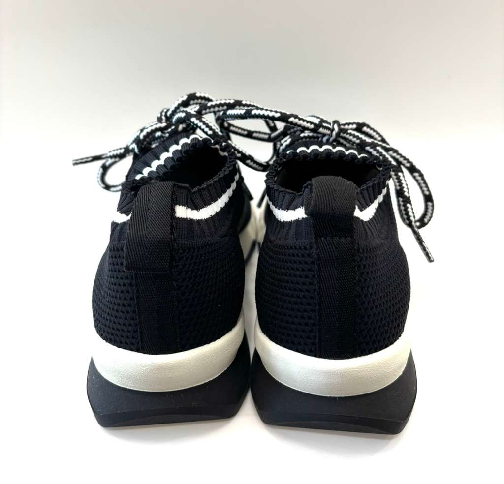 FENDI LOW KNIT FABRIC FF ROCKOKO LOW TOP SNEAKERS
