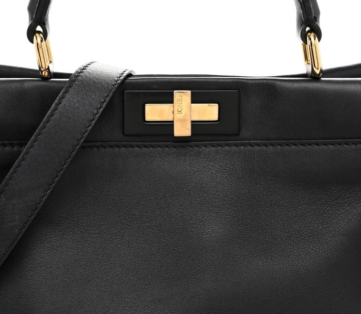 FENDI MEDIUM PEEKABOO ICONIC SATCHEL BAG