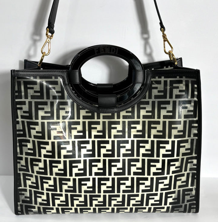 FENDI PVC LARGE RUNWAY TOTE