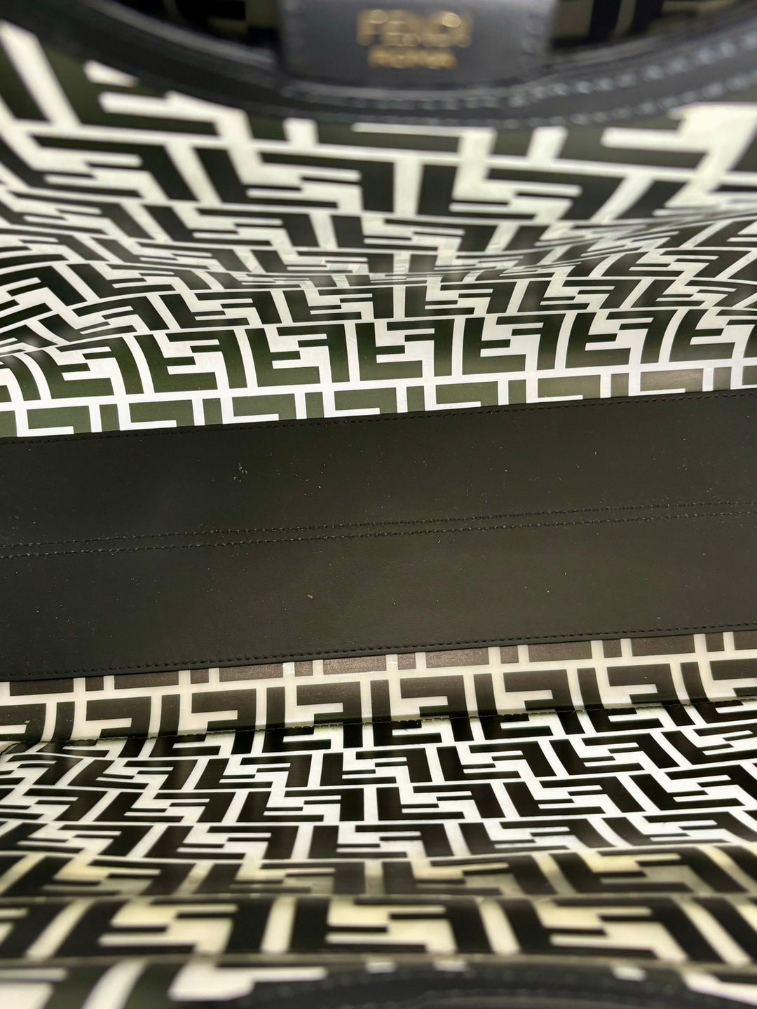 FENDI PVC LARGE RUNWAY TOTE