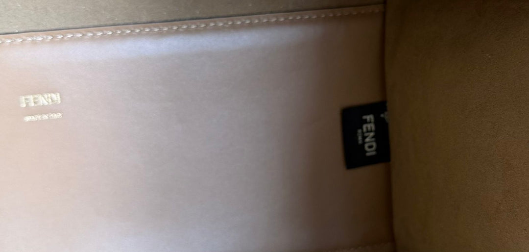 FENDI SHEARLING SUNSHINE TOTE MEDIUM BAG (LIMITED EDITION)