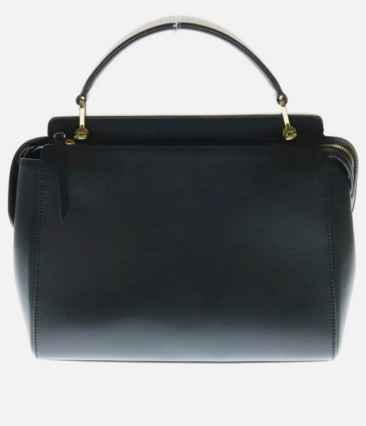 FENDI STUDDED DOTCOM TWO WAY LEATHER BAG