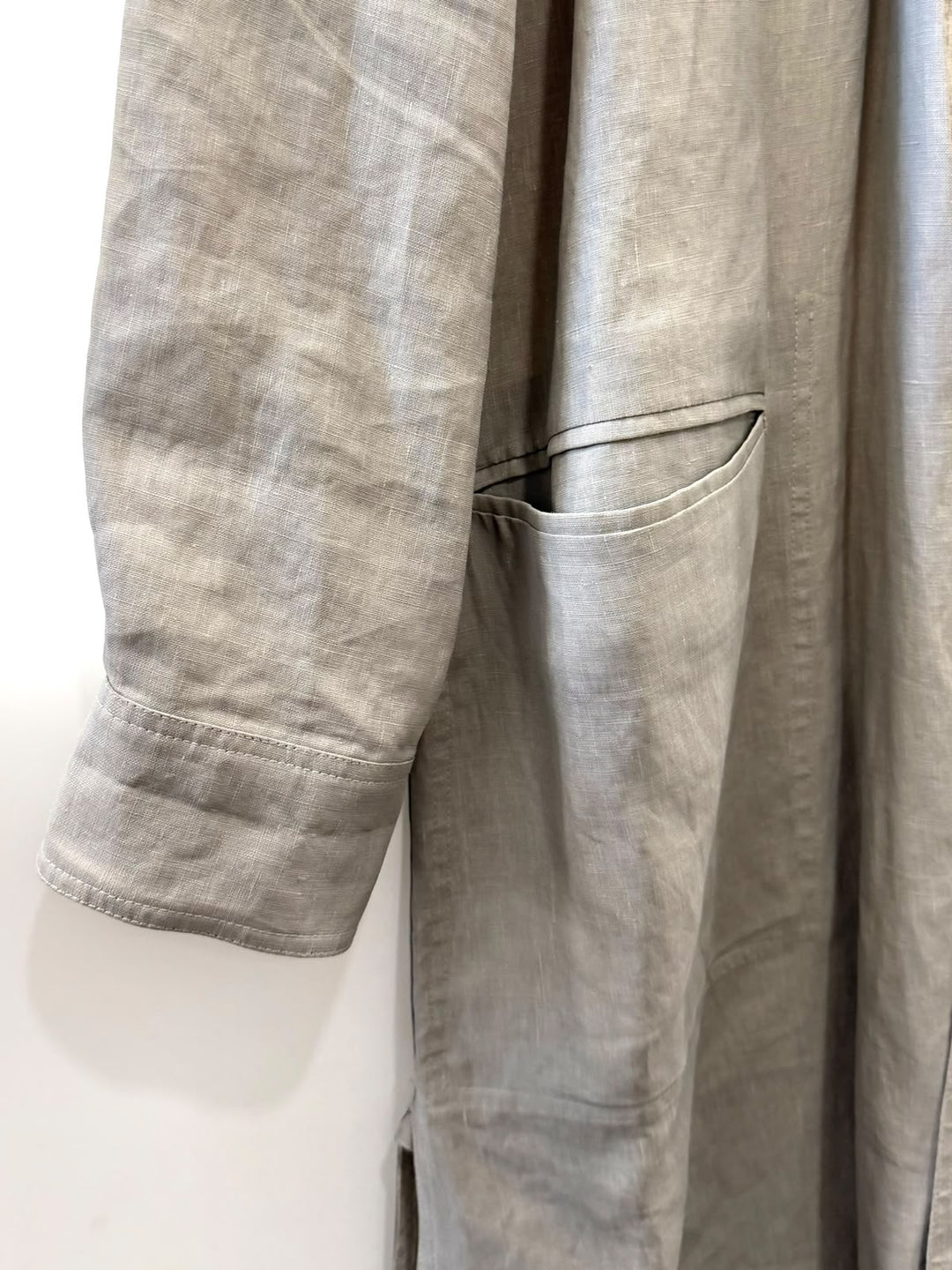 FENDI VINTAGE LINEN LONG SHIRT