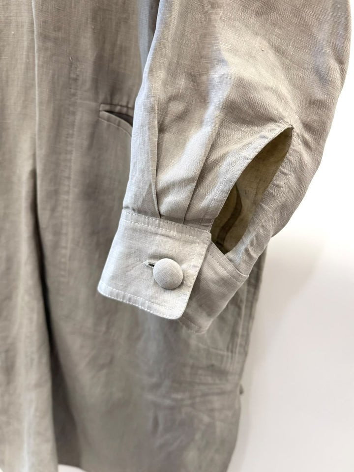 FENDI VINTAGE LINEN LONG SHIRT