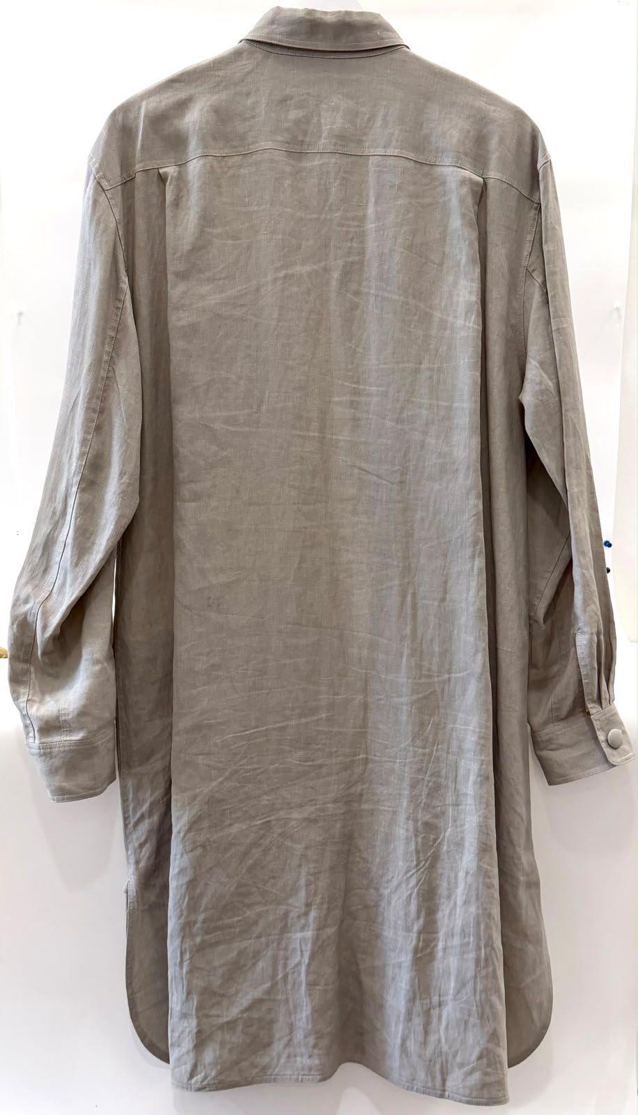 FENDI VINTAGE LINEN LONG SHIRT